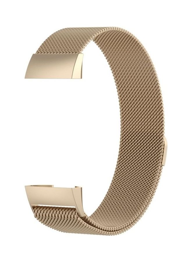 BGM Replacement Strap For Fitbit Charge 4 Champagne Gold - Image 2