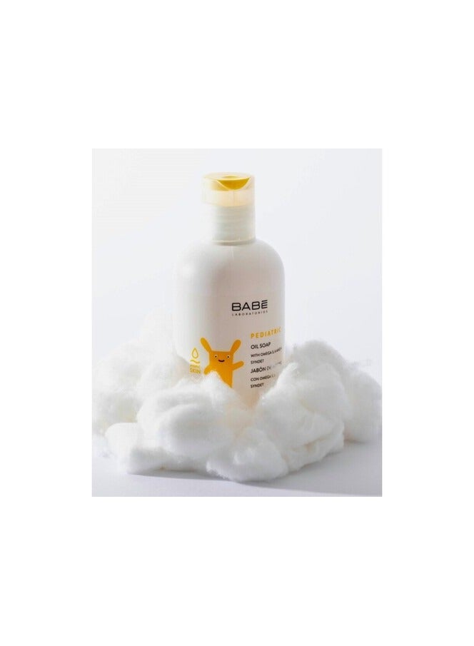Babe Laboratorios Babé Pediatric Bath Oil for Irritated and Atopic Skin 200ml - Image 3