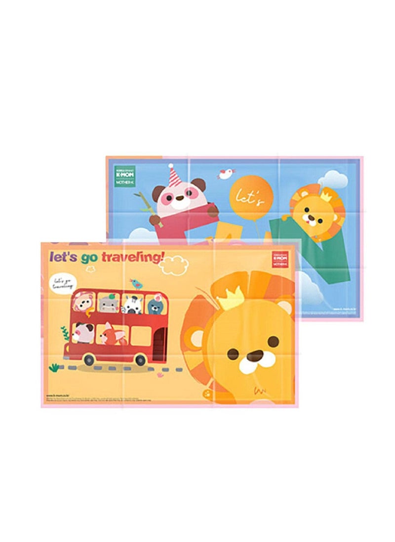 Excefore - Disposable Stick-on Placemats, 20 Pack Waterproof Placemats, Restaurant Toddler Portable Table Mats for boy& Girl, Children, Perfect for Dining, Playing Art(Animal) - Image 1