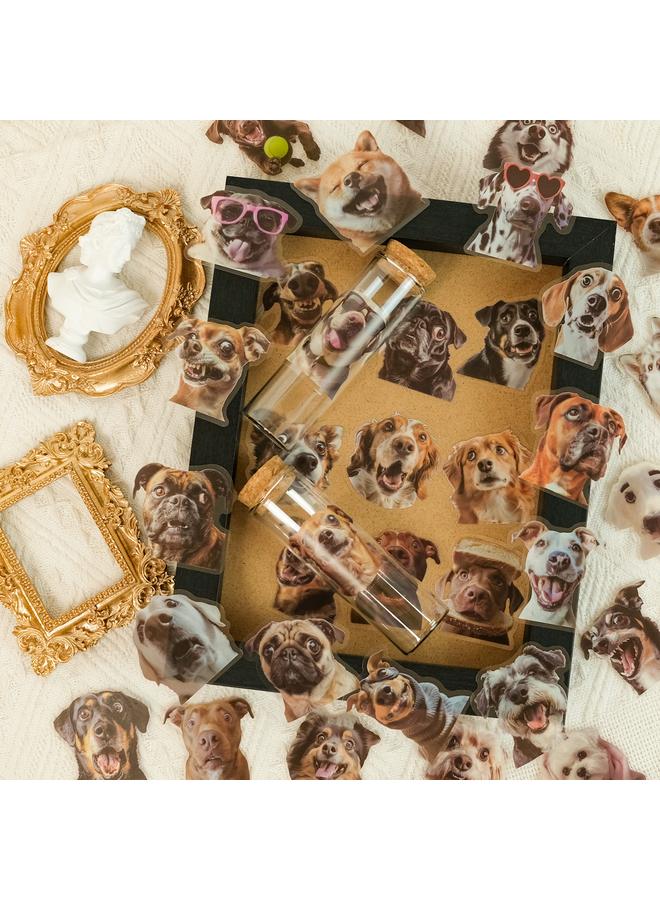 Bluejw Selling PET Adorable Animal Expression Package 50 Funny Net Red Dog Personality Graffiti Stickers Refrigerator Doors And Windows - Image 3