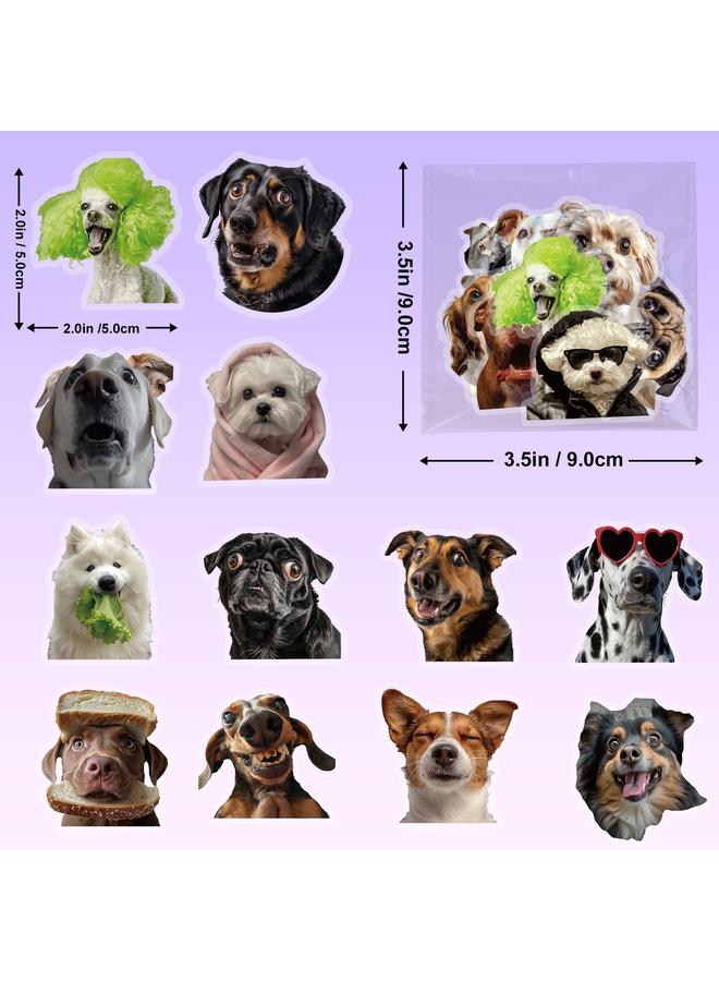 Bluejw Selling PET Adorable Animal Expression Package 50 Funny Net Red Dog Personality Graffiti Stickers Refrigerator Doors And Windows - Image 4