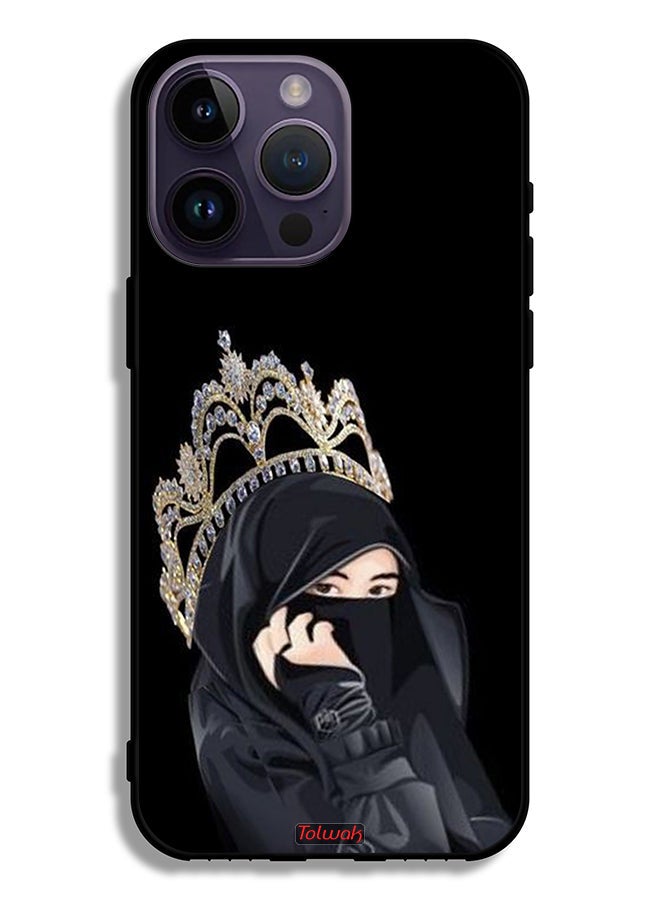 Tolwak Apple iPhone 14 Pro Max Protective Case Queen Girl - Image 2