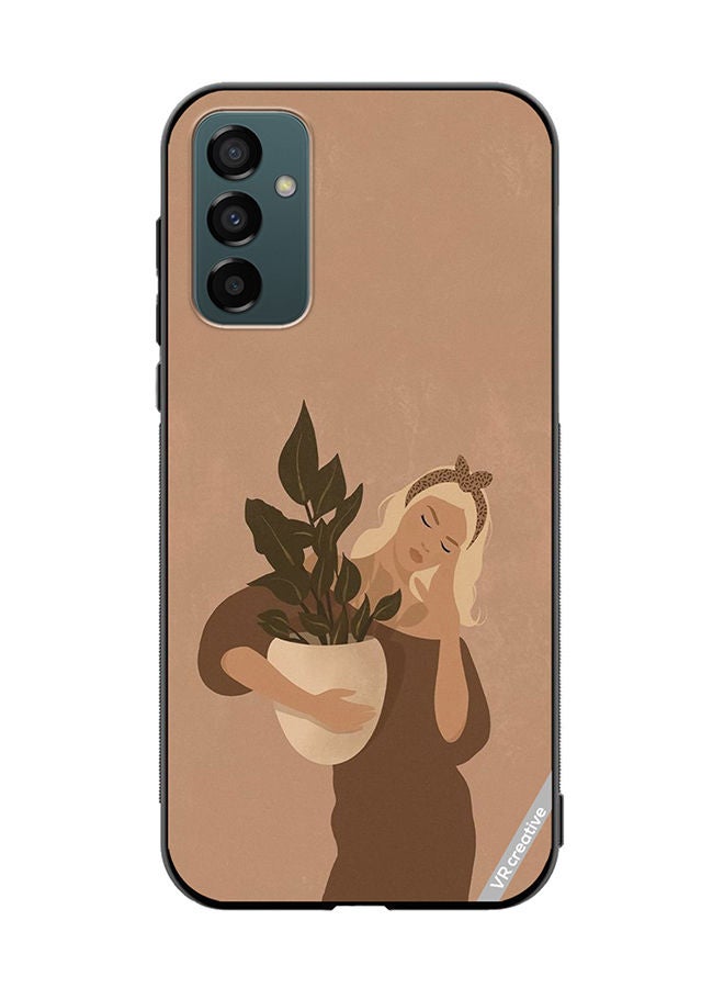 VR CREATIVE Protective Case Cover For Samsung Galaxy F23 Holding Vase Design Multicolour - Image 1