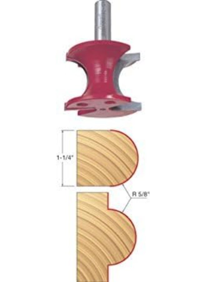 freud Freud 82-120: 5/8" Radius Half Round Bit with 1/2" Shank 