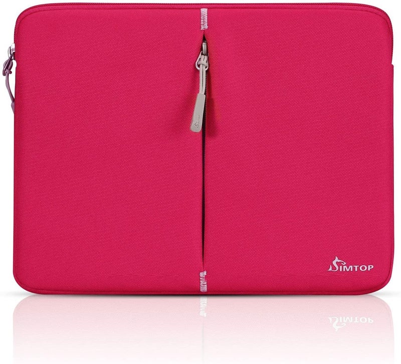 Moca 360 Protection 10.5-11 Inch Tablet Sleeve Case Bag for iPad 10.2''/Ipad Air 4 10.9 Inch/Ipad Pro / 9.7" Ipad, Surface Go/Surface Pro, Galaxy Tab 10.5 /Xiaomi Pad 5 (9.7-11 Inch, Rose-red) - Image 1