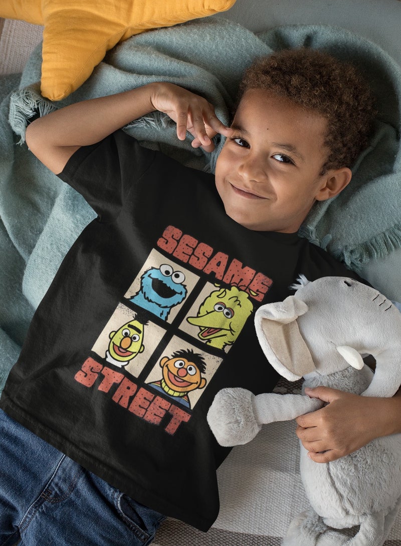 ZOOM شارع السمسم - لطيف - يونيسكس - تي شيرت