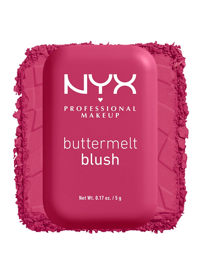 NYX PROFESSIONAL MAKEUP أحمر خدود زبدة الزبد، أحمر خدود بودرة، يدوم حتى 12 ساعة، مقاوم للتلاشي والانتقال، أفضل من ذي قبل - Image 4
