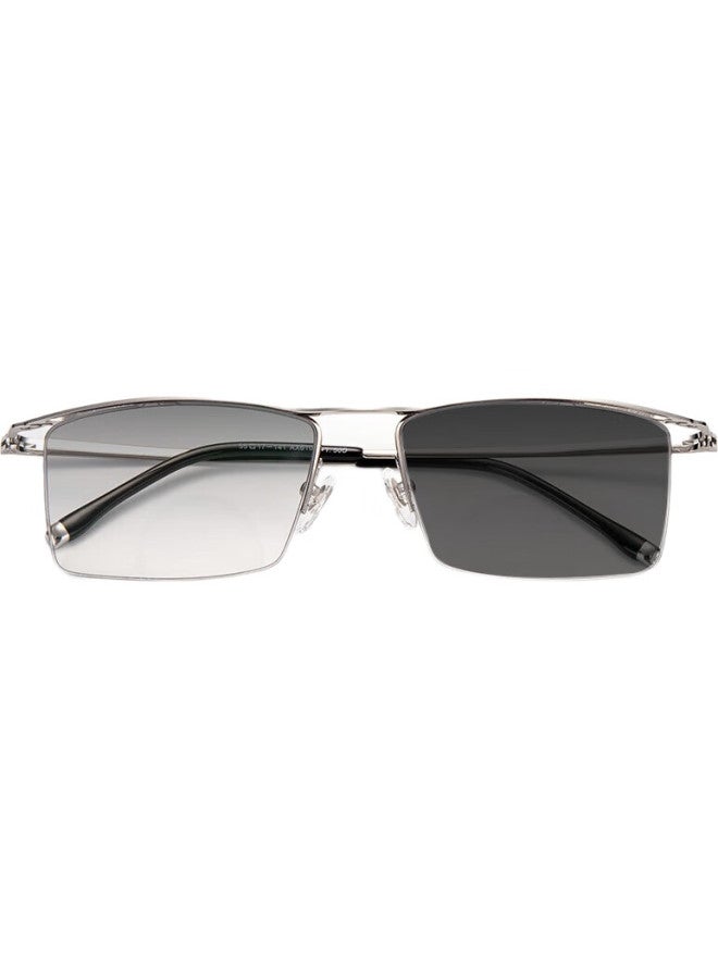 Sunset Red Reading Glasses For Men, Smart Color-Changing Invisible Bifocal Anti-Blue Light Sunglasses Ax6102 200 Degrees - Image 3