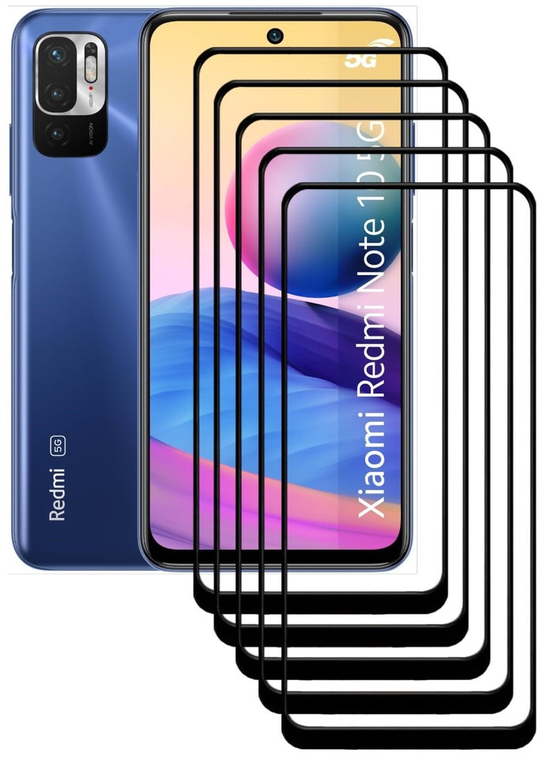 ACLIX 5 Pieces Antistatic ESD Dustproof Premium Quality High Definition Tempered Glass Screen Protector Designed For Xiaomi Redmi Note 10 5G - Image 1