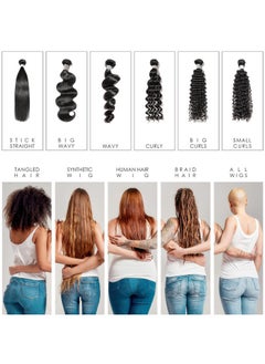 Awesome Awesome Human Hair Wig Shampoo & Conditioner, Premium set of 3, Promoting Silkiness, Shine & Freshness I Preventing Dryness (7 fl oz, 2.3 fl oz travel size)  - Image 3