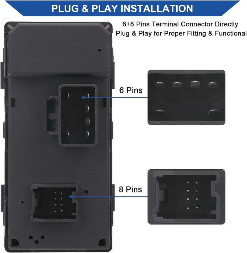 Obaee Power Window Control Switch for Chevy and GMC - Image 2