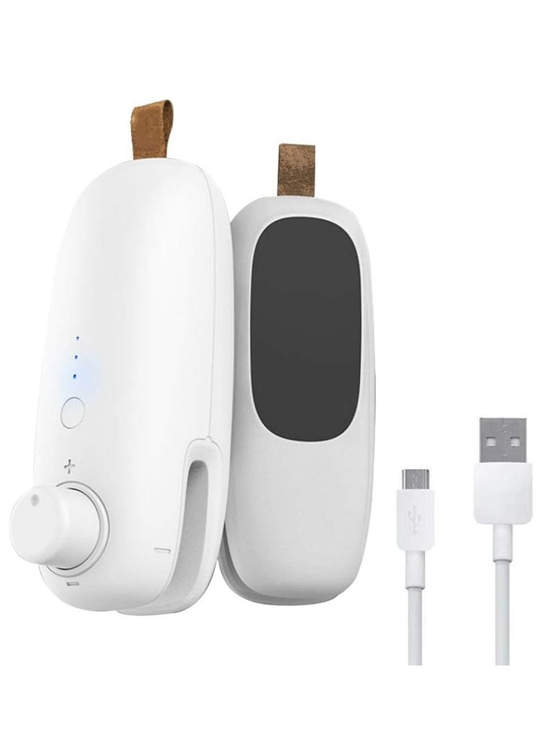 SYOSI Mini Bag Sealer Portable Handheld Mini Heat Sealer Kitchen Sealing Machine for Chip Bags Plastic Food Storage Bags Snack Cereal Bags - Image 1