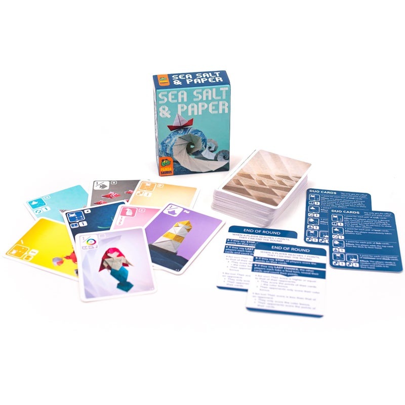 Pandasaurus Games Sea Salt and Paper Card Game - Ocean-Themed Strategy Game, Fast-Paced and Tactical, Fun Family Game for Kids and Adults, Ages 8+, 2-4 Players, 30-45 Minute Playtime - Image 2
