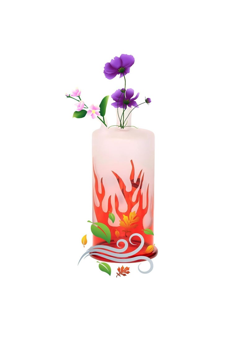 زجاجة شمعدان زجاجية مقاومة للحرارة عالية الجودة مصنوعة من بوروسيليكات طبي لاستخدام طويل الأمد