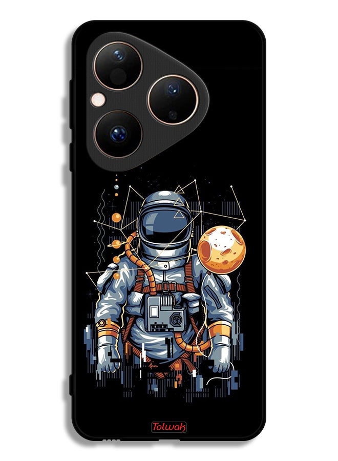 Tolwak Huawei Pura 80 Protective Case Cover Astronaut Abstract Art - Image 1
