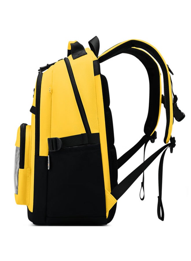 Edison Middle School Student Backpack, High School Spine-protecting And Load-reducing Backpack, Anime-style Diy Trendy Versatile Shoulder Bag, Pain-relieving Backpack 2569-3 - Image 3