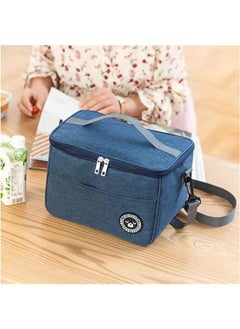 TRASSLE Lunch Bag, Insulated Lunch Bags Cooler Bag Thermal Lunch Tote Bags for Men Women 13L Cool Bag Waterproof Leak-Proof for Outdoor, Beach, Camping, BBQ, Travel (Blue)  - Image 4