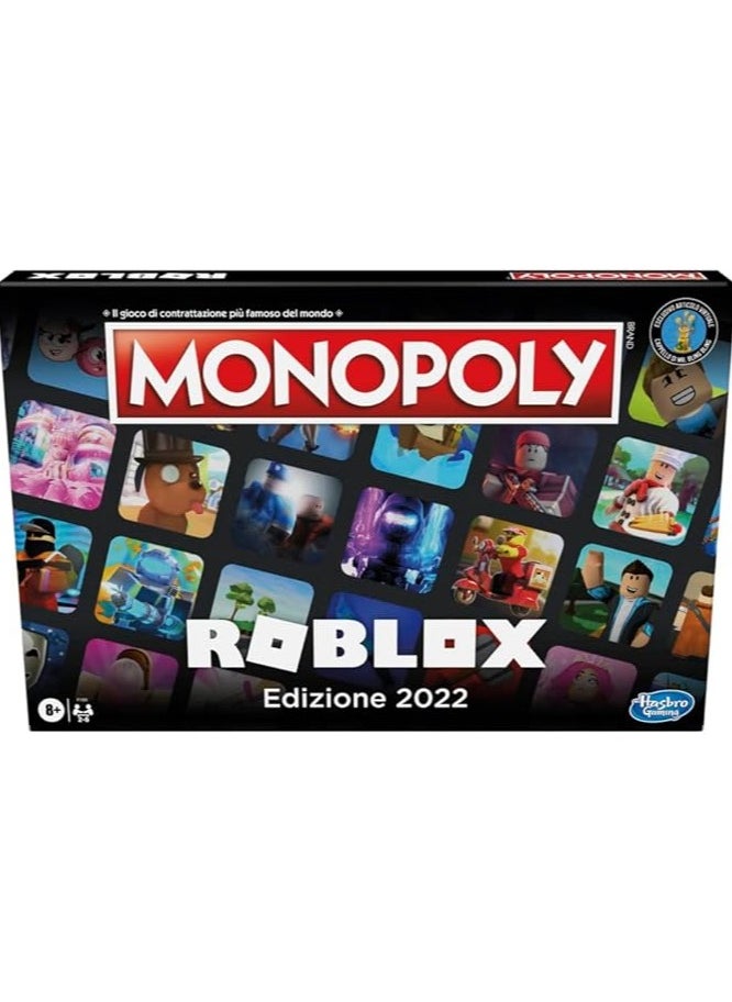 Hasbro/Disney - Monopoly Roblox Edition Board Game – Buy, Sell & Trade Popular Roblox Experiences | Fun Family Game for Kids Ages 8+ | Roblox-Themed Board Game for Kids & Teens - Image 1