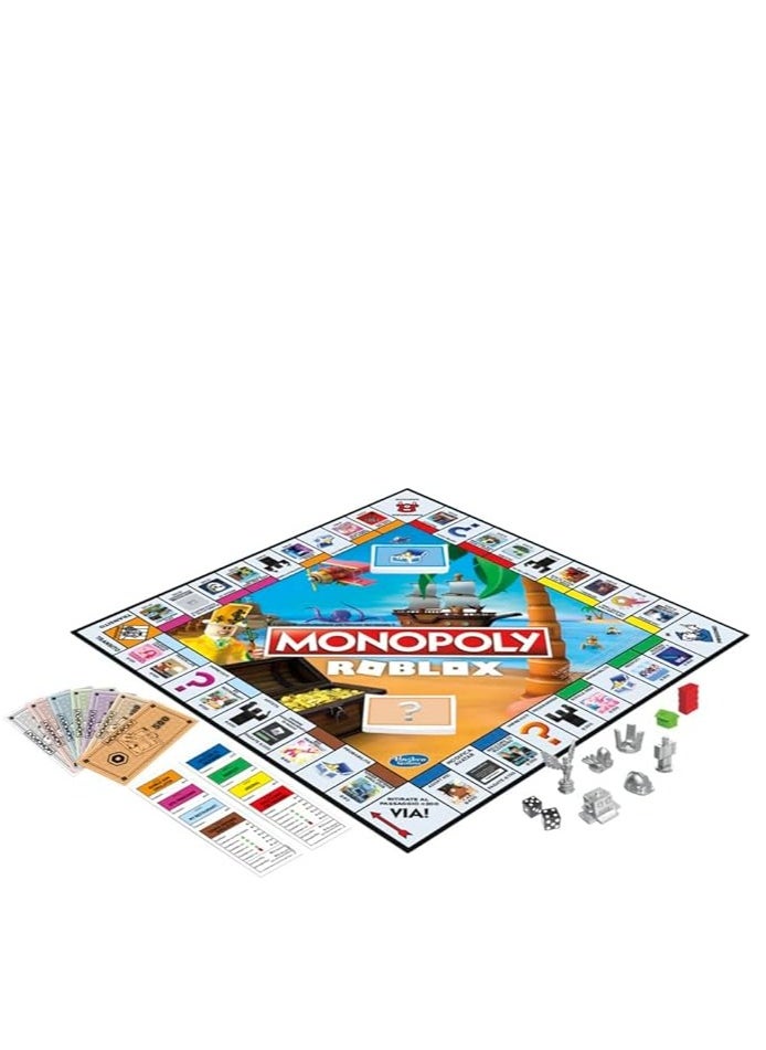 Hasbro/Disney - Monopoly Roblox Edition Board Game – Buy, Sell & Trade Popular Roblox Experiences | Fun Family Game for Kids Ages 8+ | Roblox-Themed Board Game for Kids & Teens - Image 1