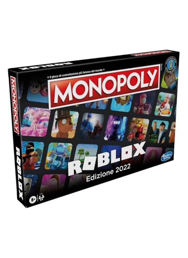 Hasbro/Disney - Monopoly Roblox Edition Board Game – Buy, Sell & Trade Popular Roblox Experiences | Fun Family Game for Kids Ages 8+ | Roblox-Themed Board Game for Kids & Teens - Image 1