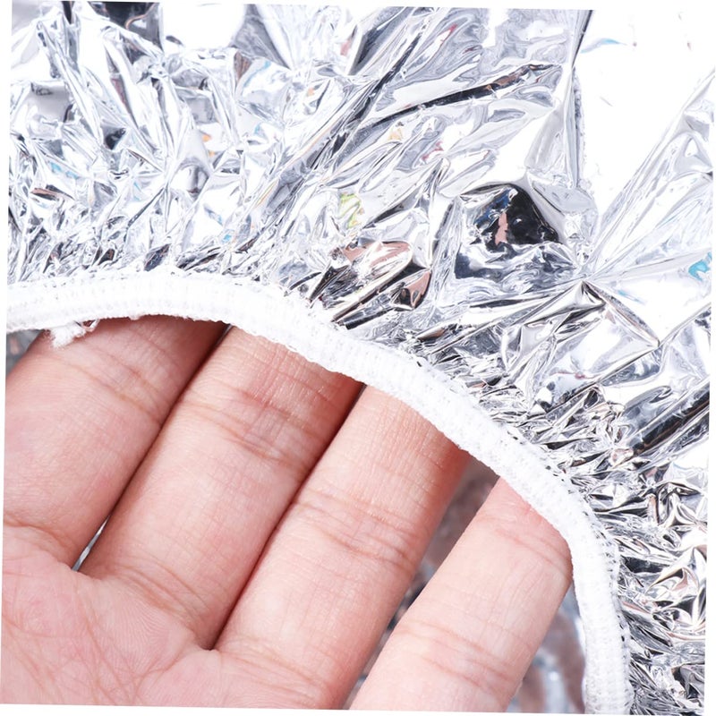 Housoutil 30pcs Silver Hair Styling Caps 28X28cm Heat Insulation Foil For Deep Conditioning - Image 3