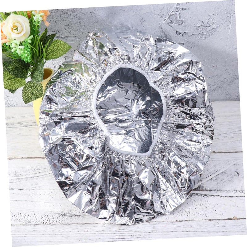 Housoutil 30pcs Silver Hair Styling Caps 28X28cm Heat Insulation Foil For Deep Conditioning - Image 4