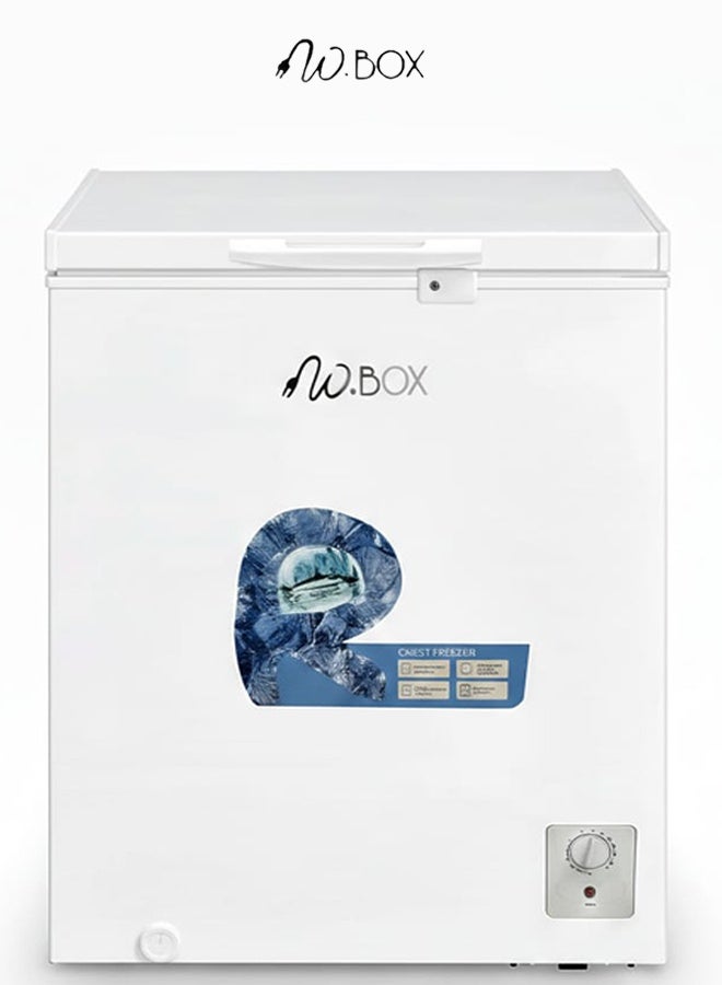 W.BOX 202 Liters Chest Freezer 7.1 Cu.Ft, Fast Cooling , Safety Lock And Key, Low Noise, Energy Saving, 2 Years Warranty | WBCF220H - Image 1