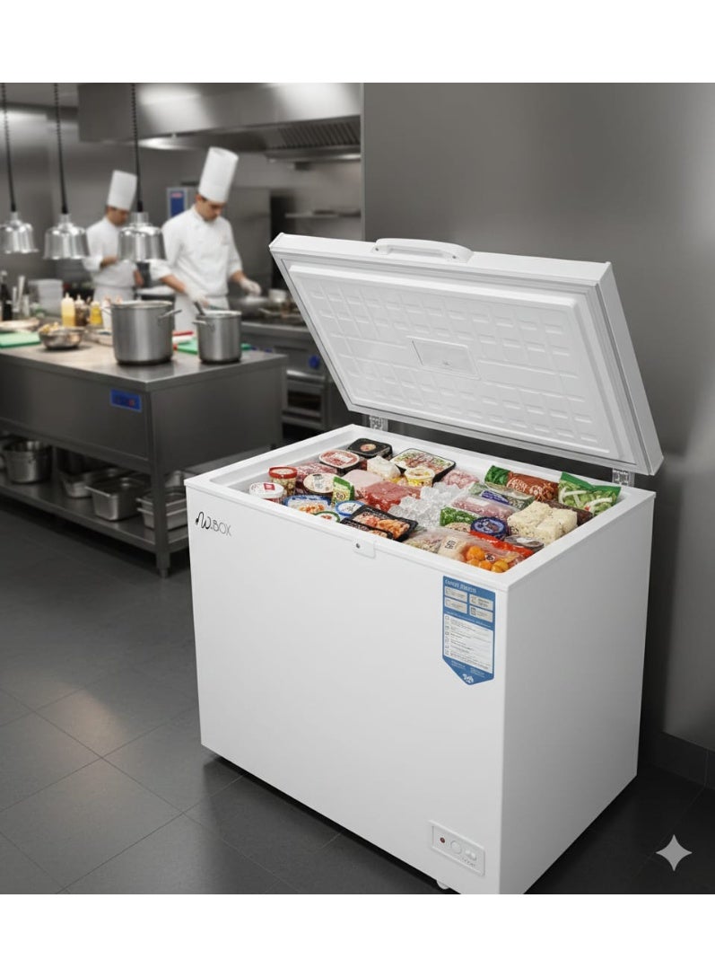 W.BOX 202 Liters Chest Freezer 7.1 Cu.Ft, Fast Cooling , Safety Lock And Key, Low Noise, Energy Saving, 2 Years Warranty | WBCF220H - Image 4