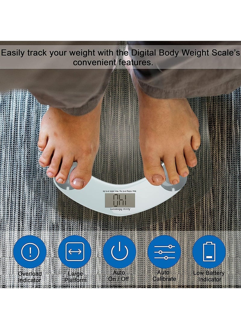 Generic Digital Thick Glass Weighing Scale/Weight Measurement Machine for Humans, 180kg,  - Image 5