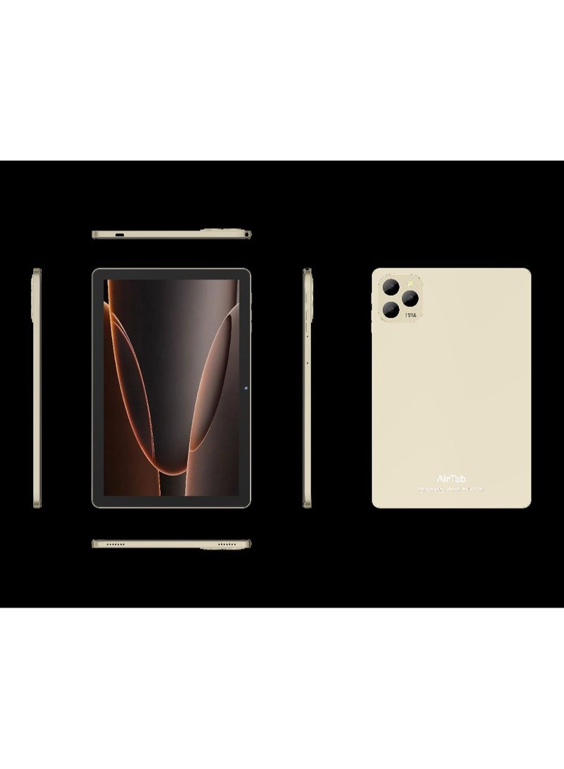 AirTab PG02 Smart Tablet 10.1-FHD Inch Display 10000mAh Battery Gold - Image 3