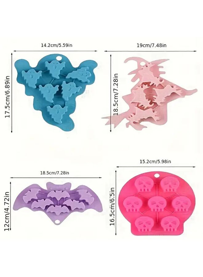 Purple Ghost Halloween Silicone Mold For Chocolate Ice And Cookie Baking - Image 3