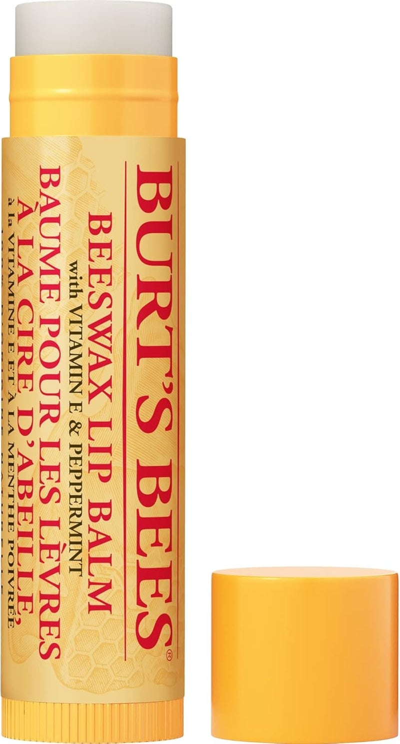 Burt's Bees Beeswax Lip Balm with Vitamin E & Peppermint, 0.15 Oz - Image 1