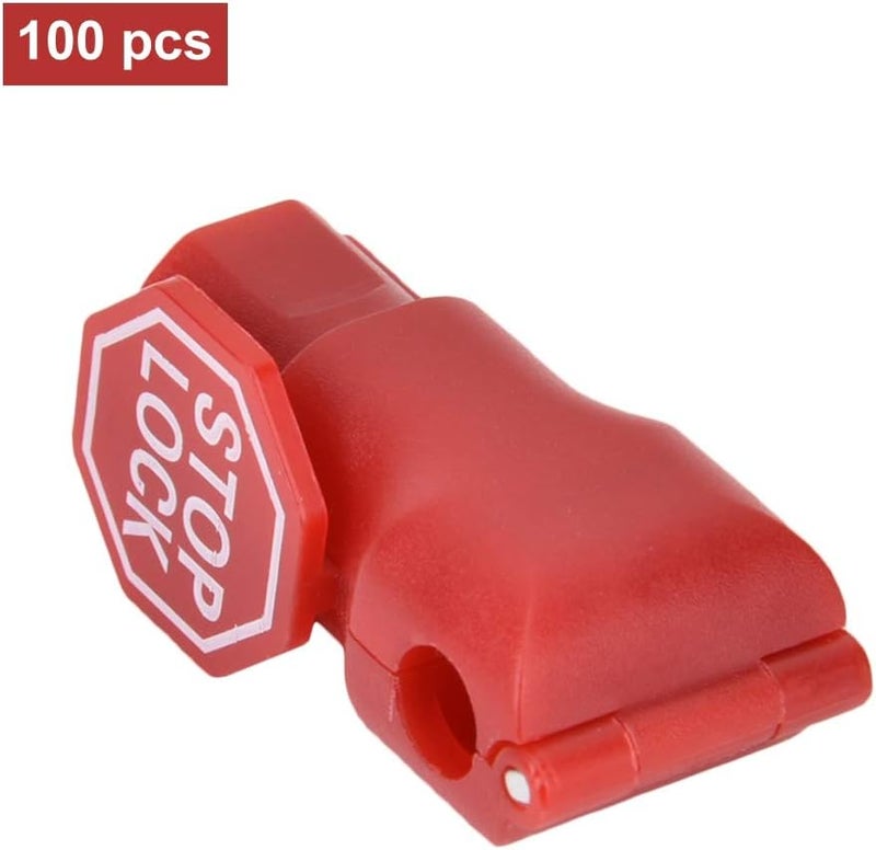 woobles 100PCS Stop lock 4 mm Aperture Merchandise Anti-Theft Hook Lock, Magnetic Peg Hook Stop Lock for Retail Store and Shopping Market - Image 3