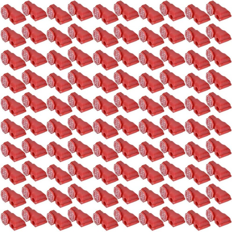 woobles 100PCS Stop lock 4 mm Aperture Merchandise Anti-Theft Hook Lock, Magnetic Peg Hook Stop Lock for Retail Store and Shopping Market - Image 1