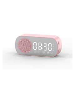 General Subwoofer Speaker Wireless Mirror Alarm Clock Bluetooth Compatible FM Radio Speaker Portable Accessory Support TF Card AUX  - Image 1