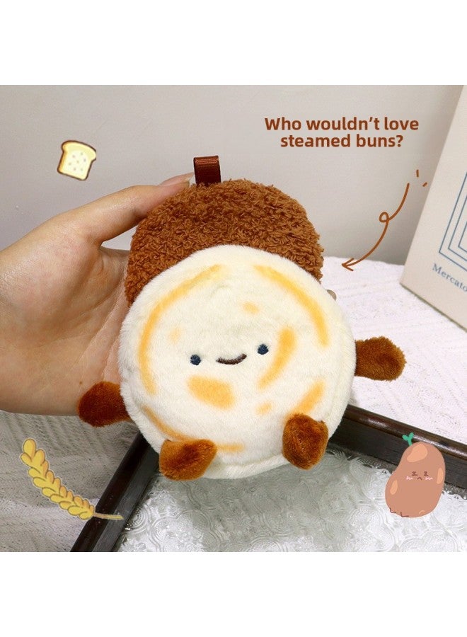 Little Red Riding Book With Xi'an Special Food Meat Buns Plush Toy Pendant Cute Trendy Doll Pendant Girlfriend Gift-Specifications:Blue Birthday Cake - Image 2