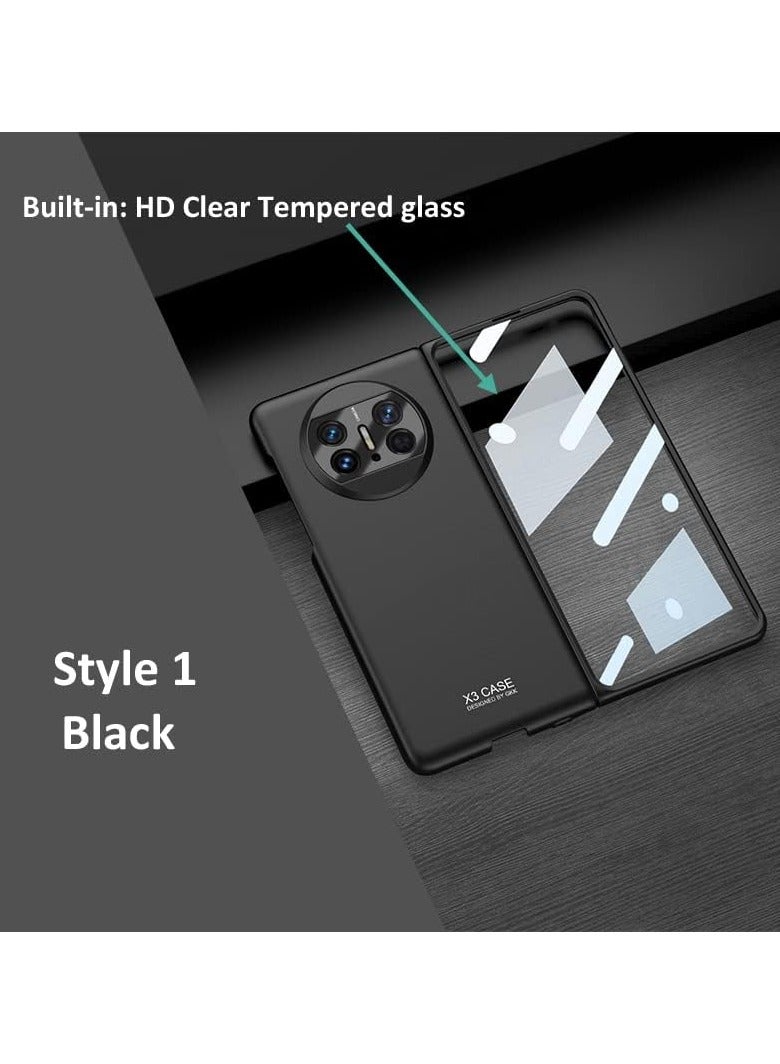 عام حافظة رقيقة جدا متوافقة مع هواوي ميت إكس 3 غطاء بلاستيكي غير لامع من الزجاج المقسى لهاتف ميت إكس 3 - Image 3