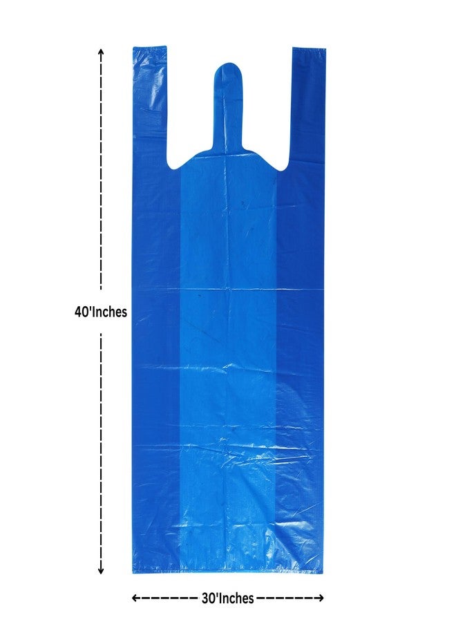 VETAS Blue Garbage Bag (30x40 inch)-15 Piece. Heavy Duty 75 Micron, Jumbo Size,Dustbin Bag Waste Bag Professional Grade Medical Bag,Packaging,Biodegradable,Plastic - Image 2