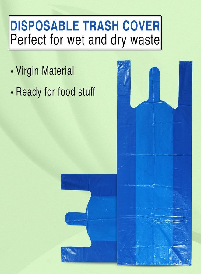 VETAS Blue Garbage Bag (30x40 inch)-15 Piece. Heavy Duty 75 Micron, Jumbo Size,Dustbin Bag Waste Bag Professional Grade Medical Bag,Packaging,Biodegradable,Plastic - Image 5