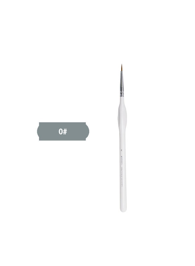 Nine Extremely Three-sided Drawing Pen Watercolor Gouache Brushwork Outline Tracing Pen Drawing Surface-drawing Photo Pen Extra Traditional Chinese Painting Hand-painted - Image 1