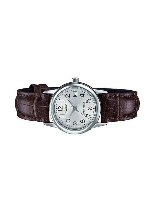 CASIO Leather Analog Wrist Watch LTP-V002L-7B2UDF - Image 3