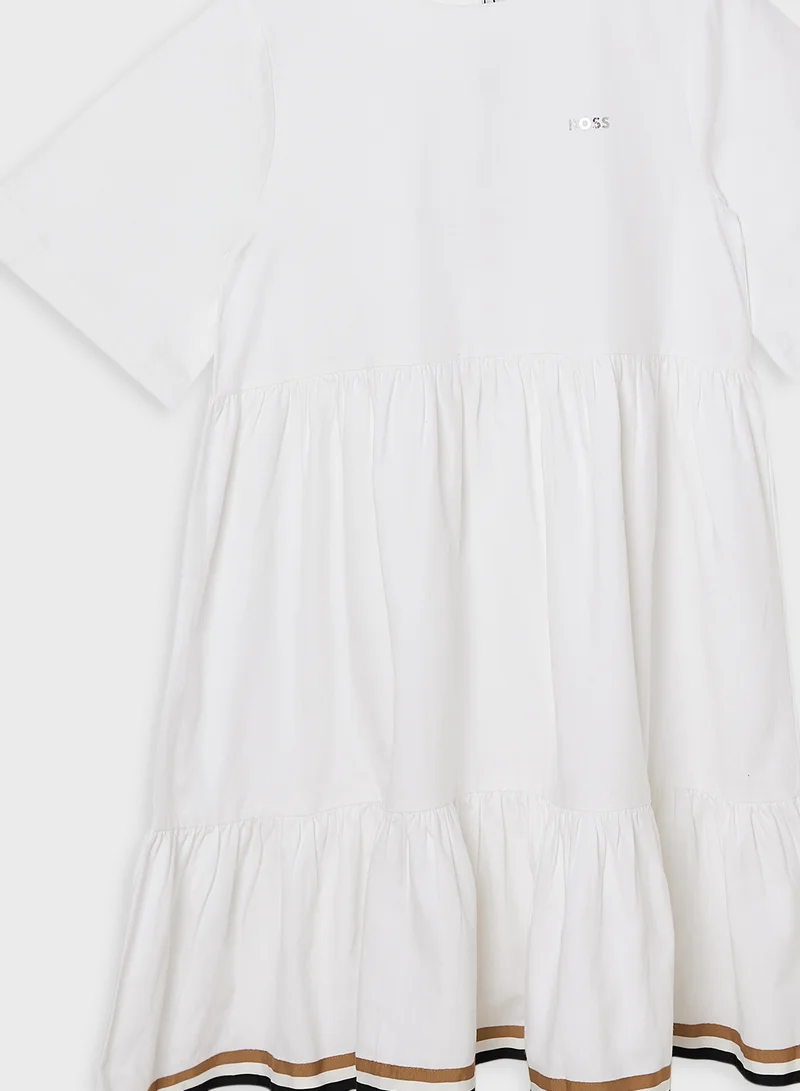 BOSS Tiered Hem Dress