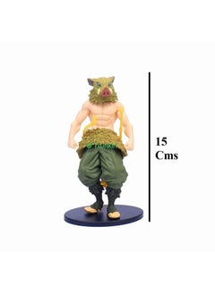 Trunkin Trunkin Rubber Demon Slayer Inosuke Hashibira Kimetsu No Yaiba Action Figure,Figurine With Stand Figurine,10 cm  - Image 4