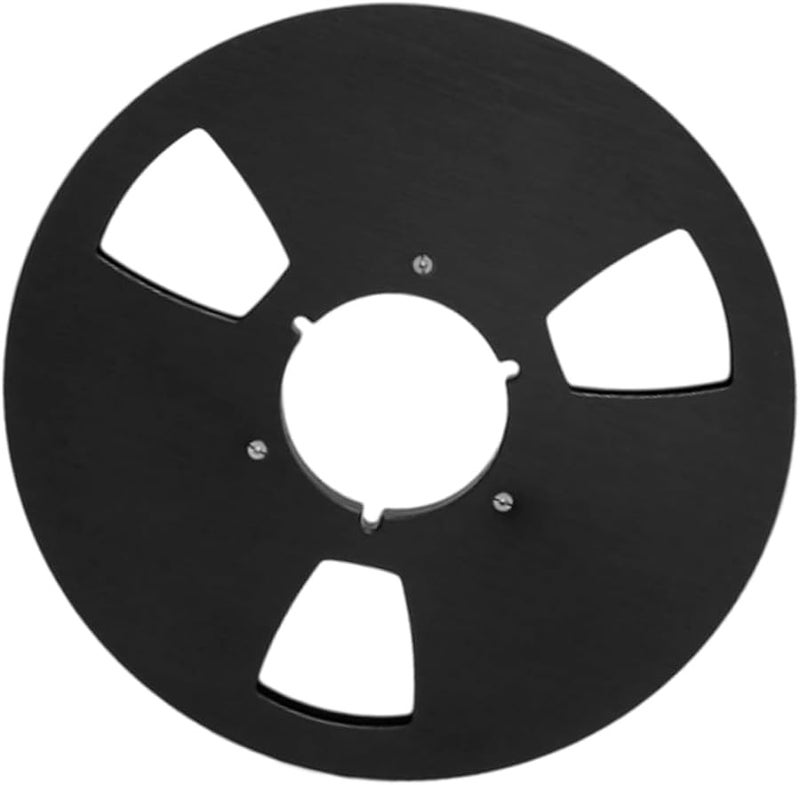 بكرة شريط ألومنيوم أسود فارغة مقاس 10.5 بوصة لتسجيلات المحترفين وصيانة الأجهزة - Image 2