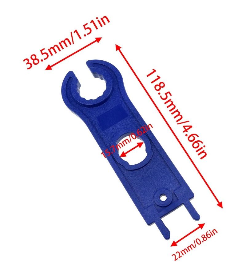 أداة فك موصلات MC4 "Solar Wrench" باللون الأزرق لتجميع الخلايا الكهروضوئية - Image 4
