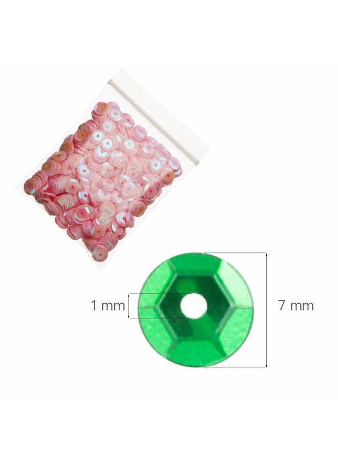 Crafare 6mm Loose Cup Sequins 32Colors 13000PCS Rainbow Sequin Bulk Iridescent Spangles Craft for Home Holiday DIY Arts Crafts - Image 4