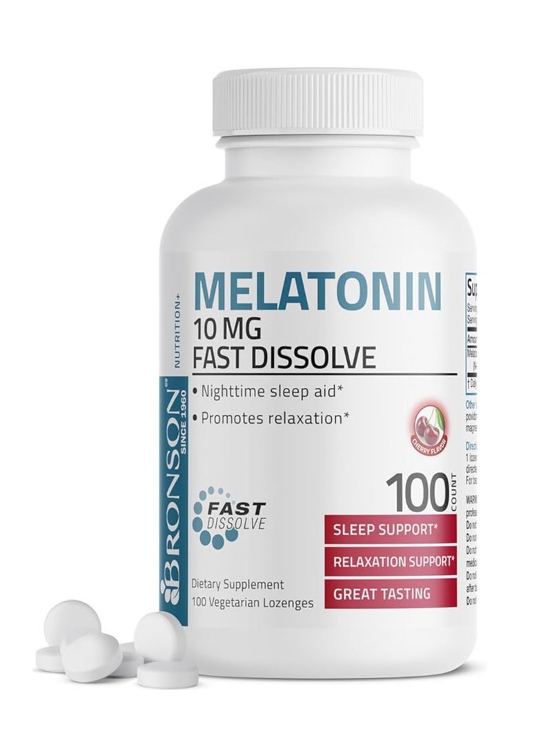Bronson Melatonin Fast Dissolve 10Mg 100 Capsules