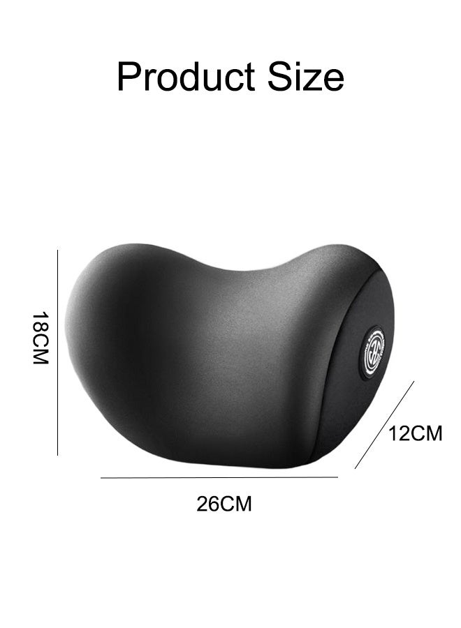 Car Seat Head Rest Neck Pillow,for Neck Pain Relief U-Shape Ergonomic Memory Foam Neck Support Pillow, Easy Installation, Soft & Comfortable Car Neck Support Pillow, Adjustable, Breathable, for Car, Travel, Office,Black - Image 2