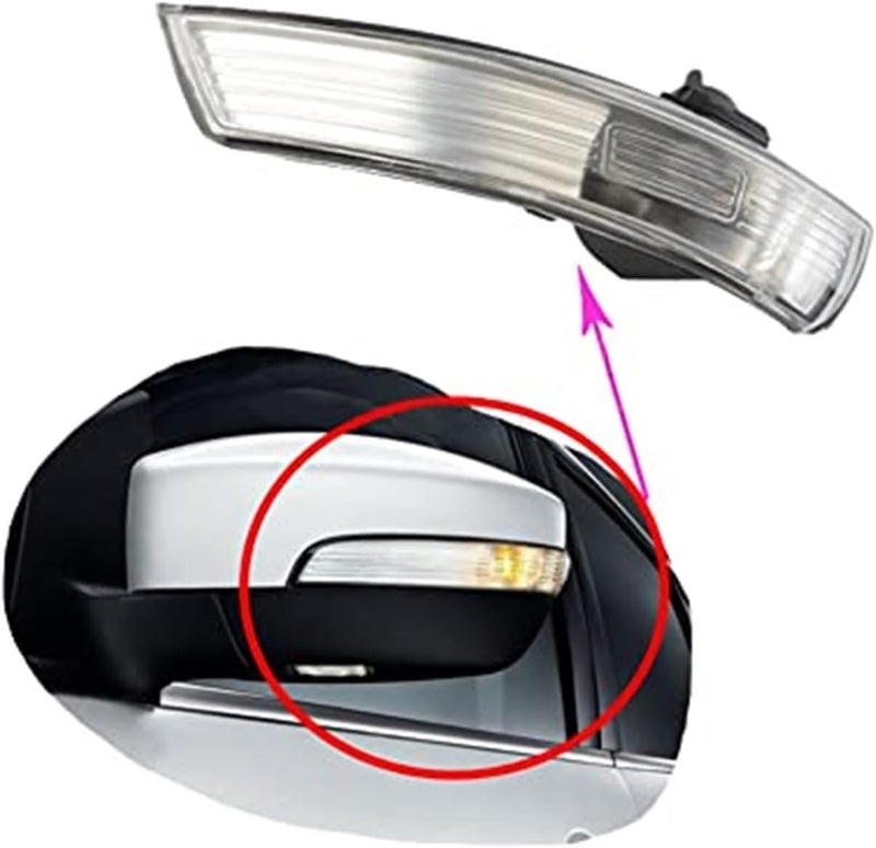 DEMULAX Car Mirror Turn Signal Lamp Cover - Image 3