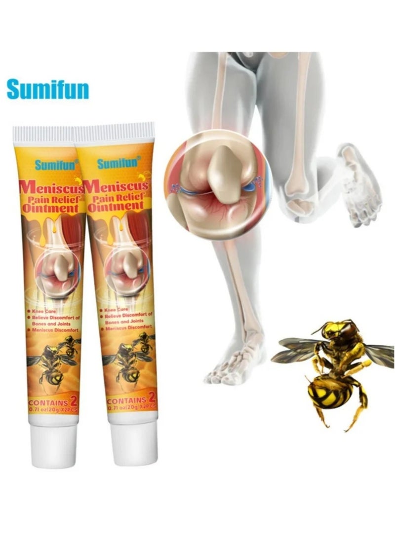 مرهم سوميفن لتخفيف آلام الغضروف الهلالي، للعناية بمفصل الركبة والعظام، أنبوبان × 20 جم